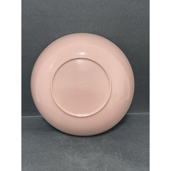 Vintage Windsor MELMAC Round Pink Divided Serving Bowl 9 Inch Diameter - Picture 4 of 5